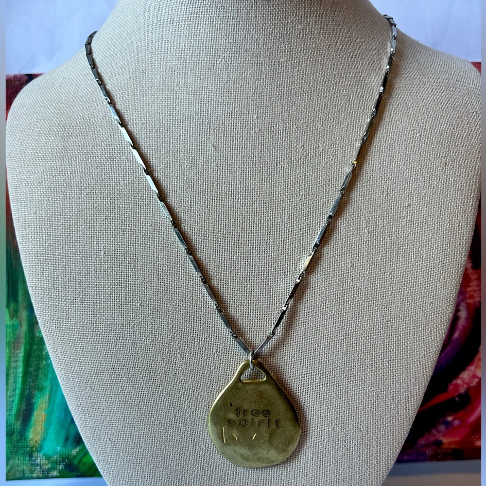 Free Spirit two tone necklace necklace